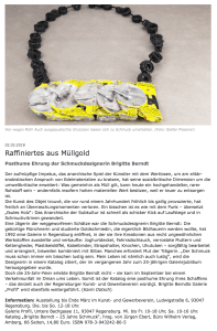 Buchbesprechung aus "Bayerische Staatszeitung", 2.3.2018